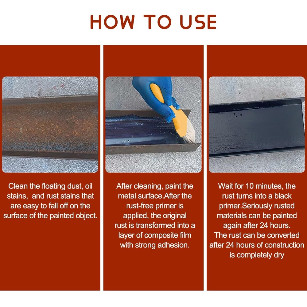 TPTAL Rust Renovator,Rust Remover for Metal,Rust Converter A