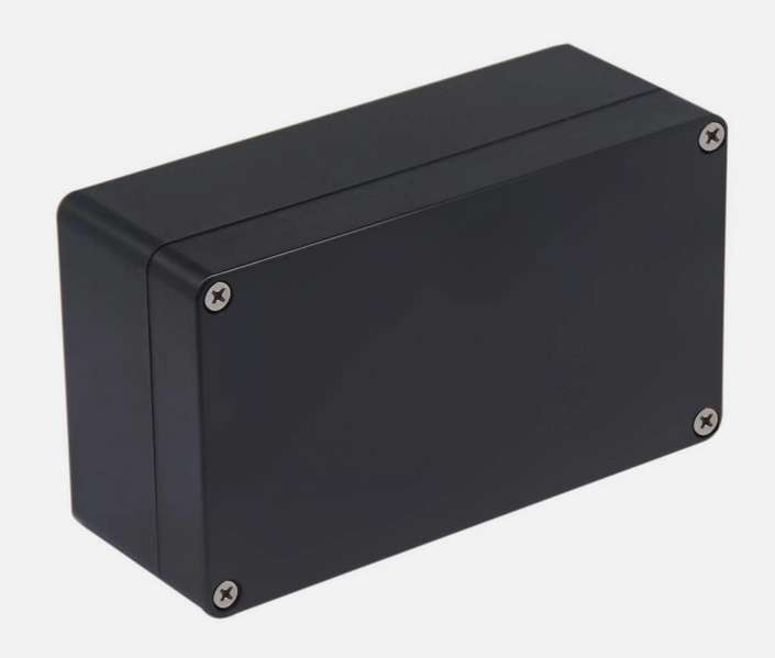 Waterproof Black Plastic Project Enclosure DIY Electrical Junction Box Dustproof