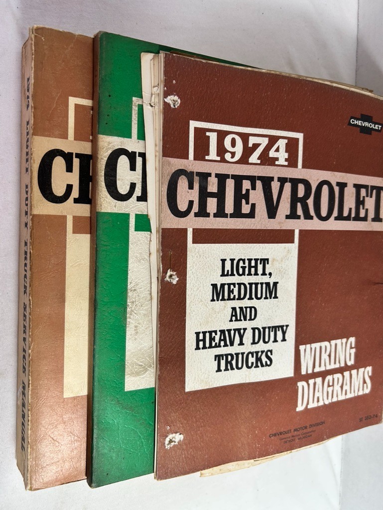 1974 Chevrolet Light Medium & Heavy Duty Trucks Wiring Diagrams & Service Manual