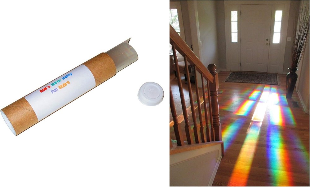 Reusable DIY Diffraction Grating Sheet 6" x 36" - Perfect for Creative Projects