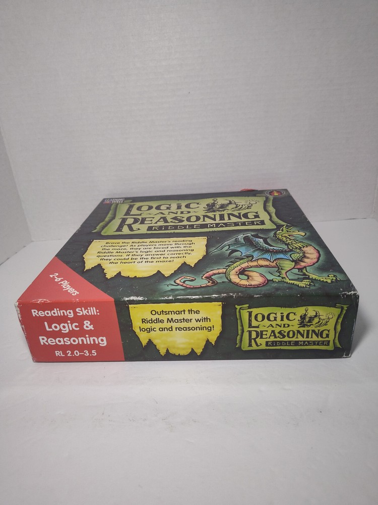 Learning Well Games Riddle Master Logic & Reasoning Reading Level 2.0–3.5 Ed.