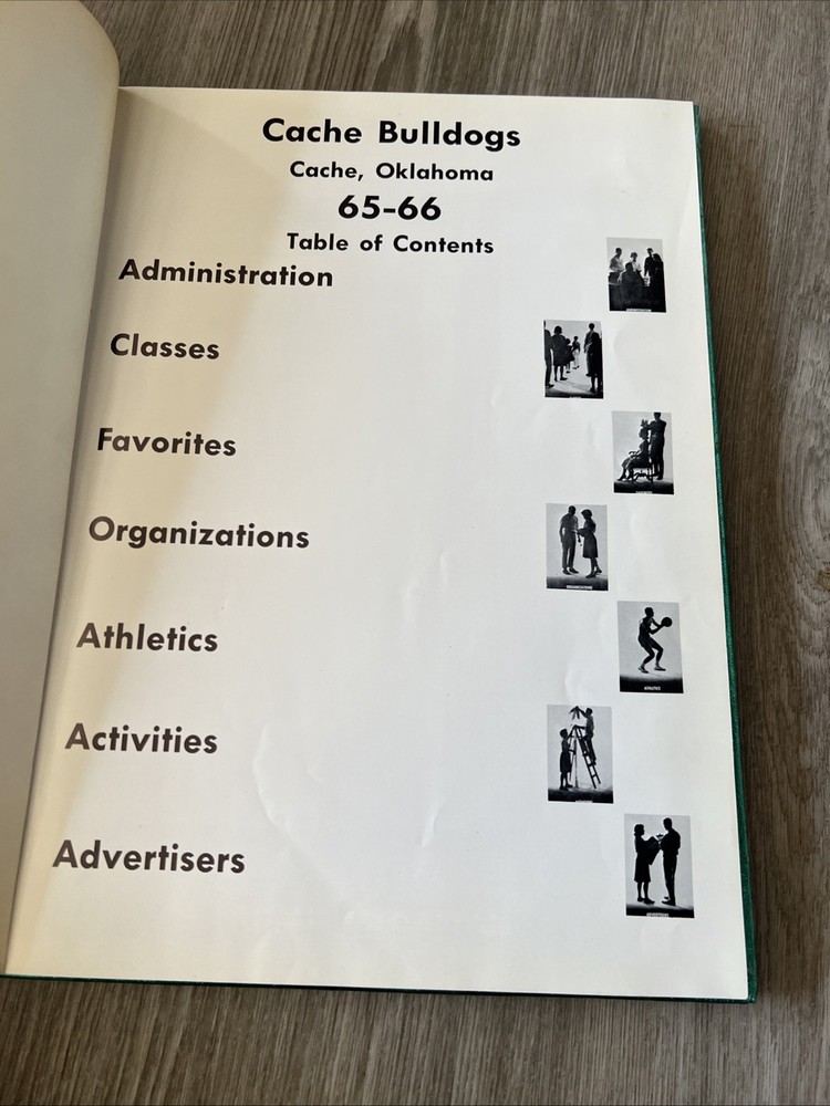 1966 Cache Public Schools Yearbook 1-12 Cache Oklahoma