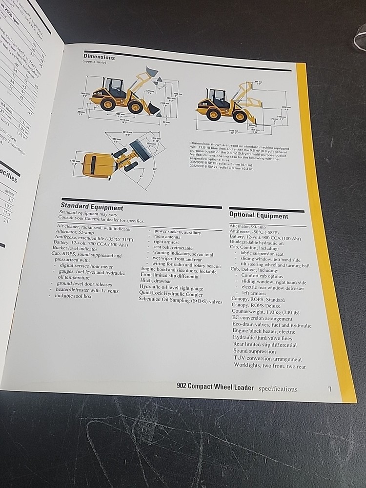 Caterpillar 902 Compact Wheel Loader Brochure