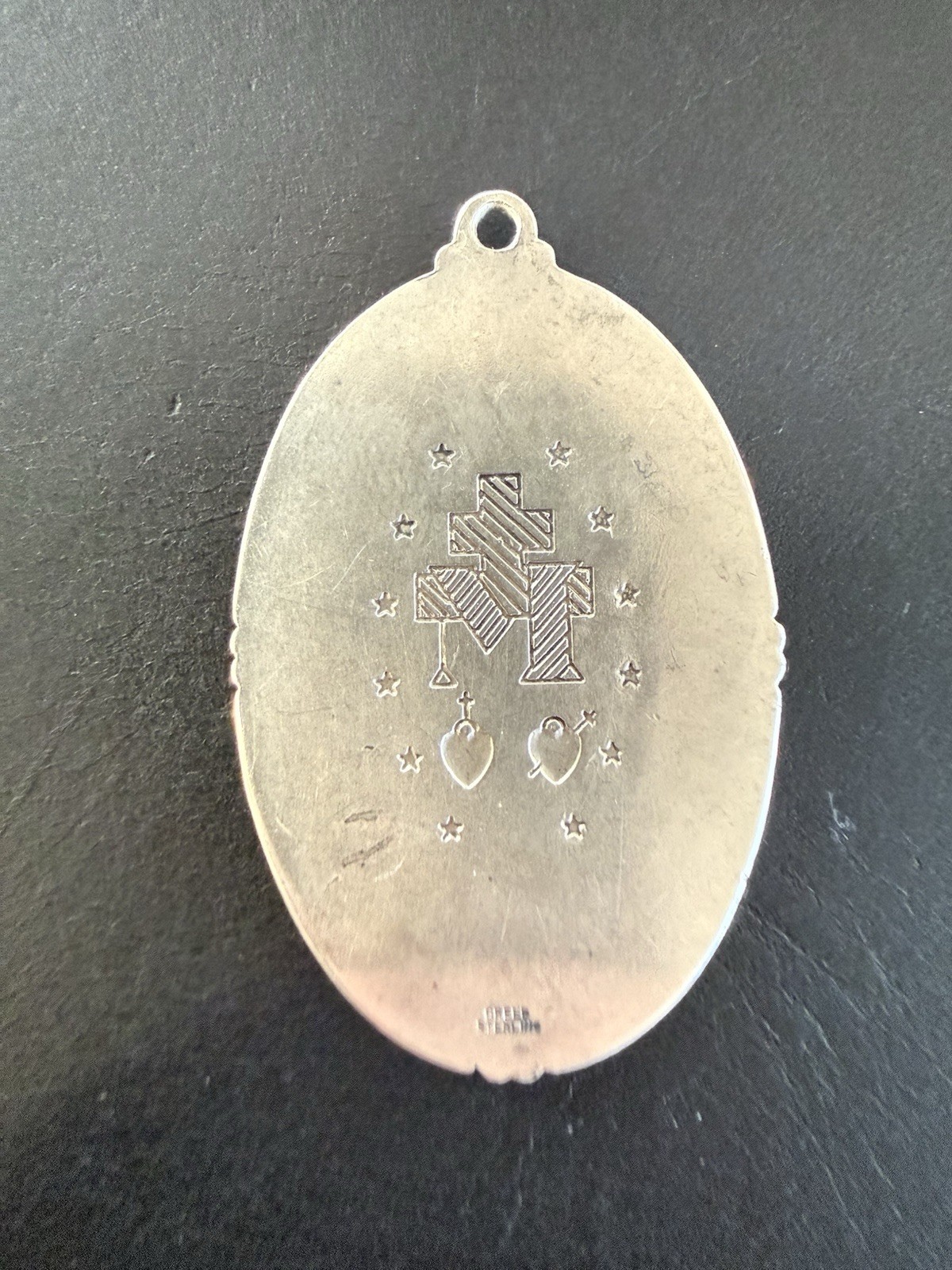 Sterling Silver Miraculous Medal & Infinity Chain 40g 1.4 oz Silver Below Spot