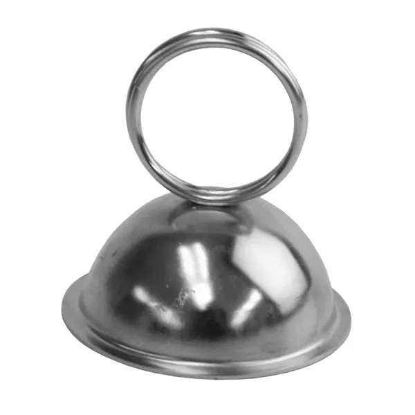 Thunder Group SLRMH003 3 Ring Wire Loop Stainless Steel Menu Clip