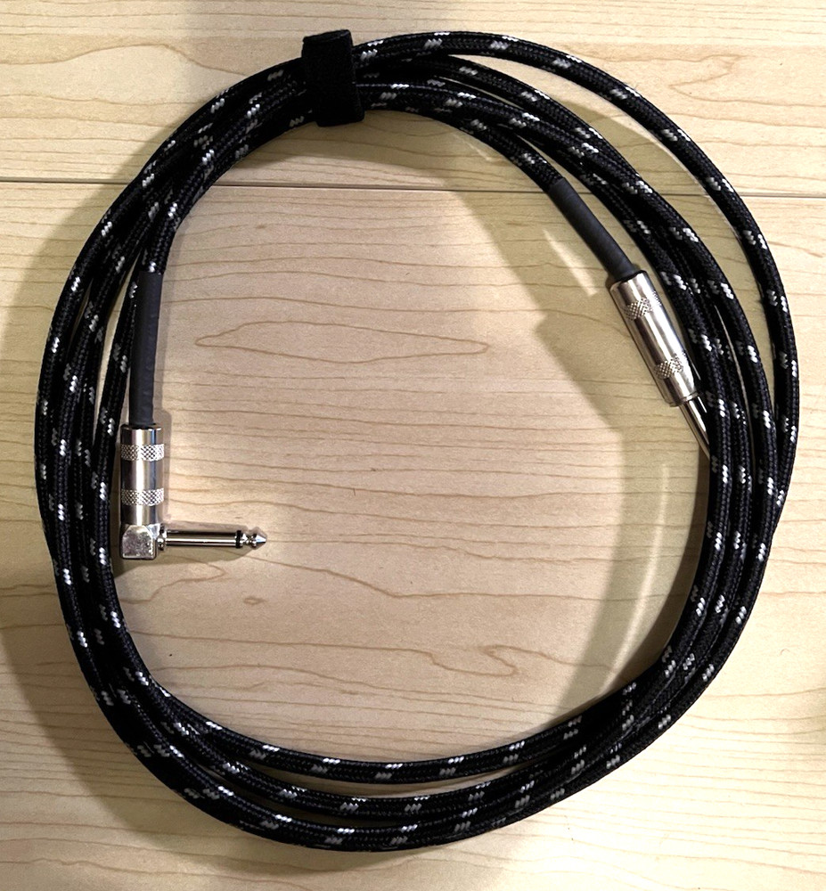 Amazon Basics Inst. Cable 10' Straight to Angle  Exc.Cond. + Extra Cables As Is