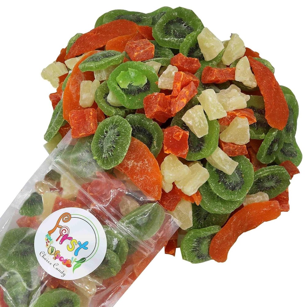 FirstChoiceCandy Dried Mixed Tropical Fruit (Papaya , Kiwi , Mango, Pineapple)