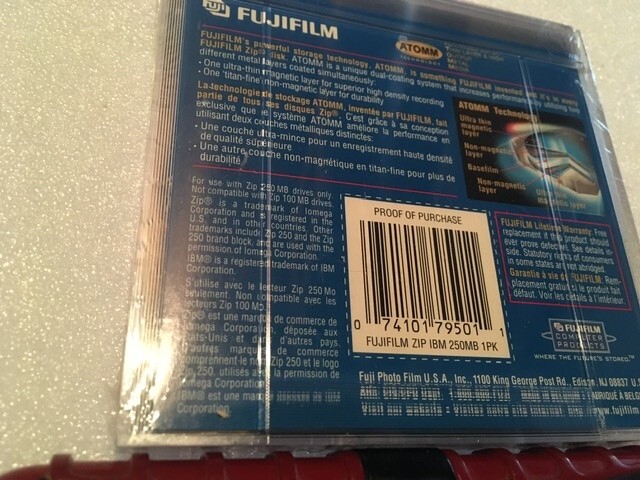 Fujifilm 250 MB Zip Disk IBM Formatted