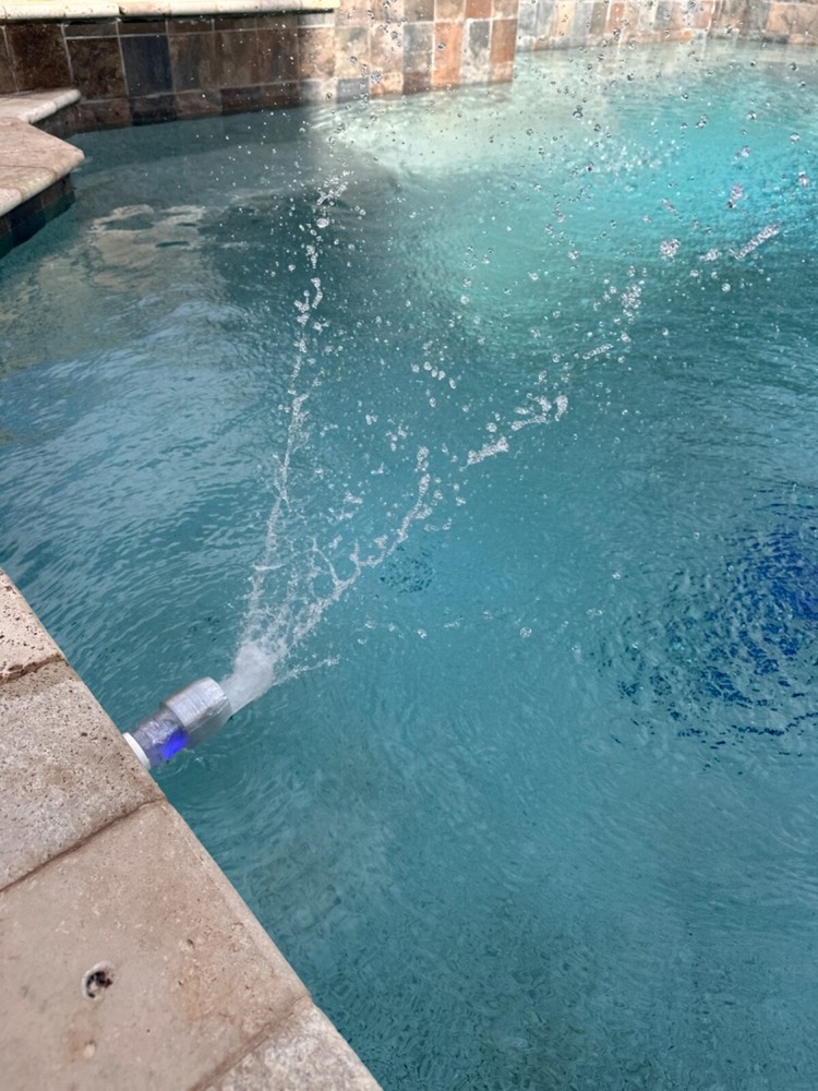 FlowGlow LED Light Pool Aerator 3/4 Inch Universal Fit