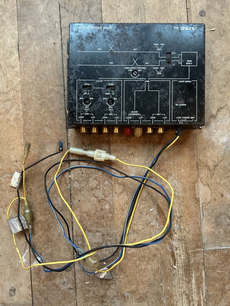 Alpine Model 3653 Active Dividing Network Used