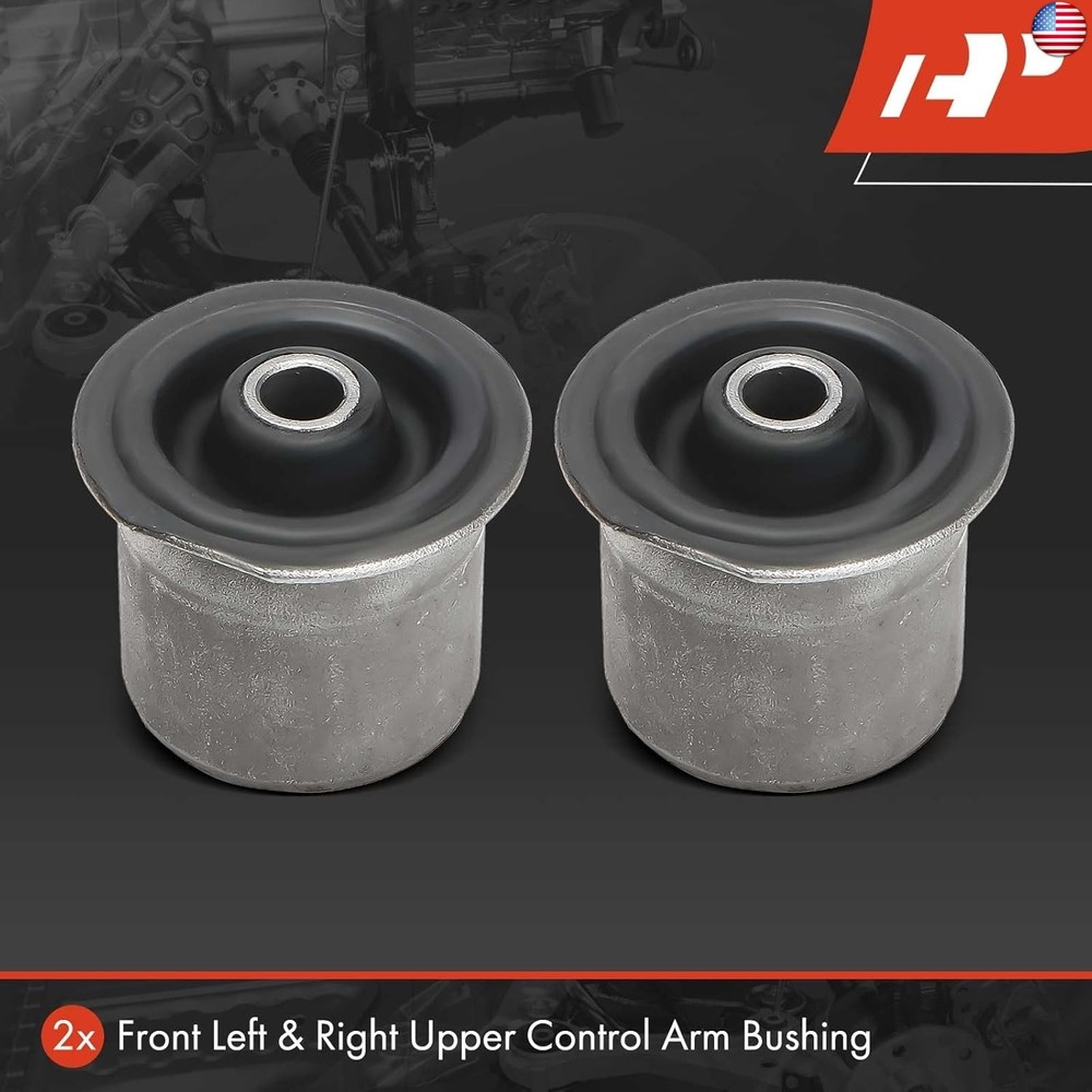 A-Premium 2 x Front Upper Control Arm Bushing Kit, Compatible with Jeep WJ