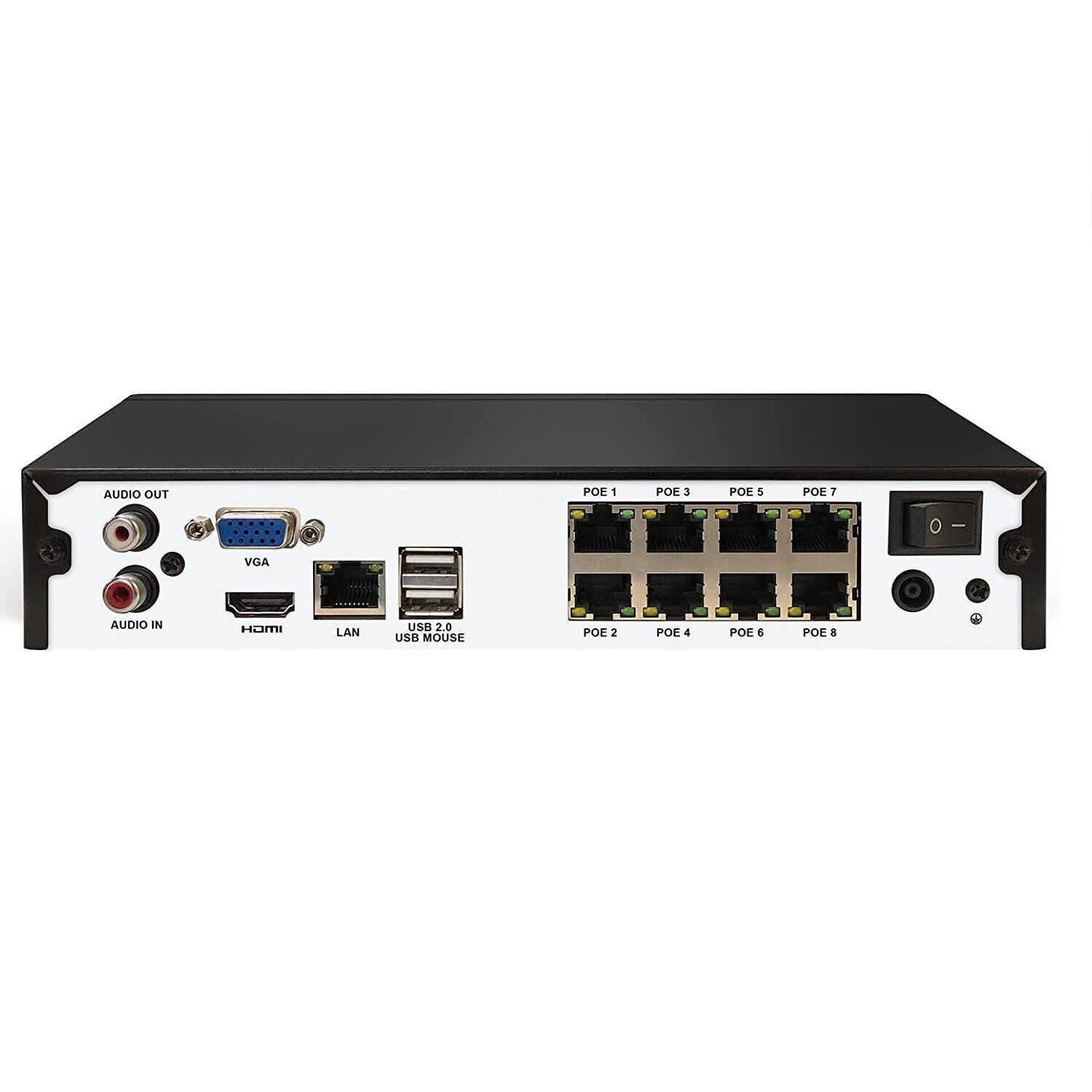 ZOSI 4K 8 Channel CCTV POE NVR Network 24/7 Video Recorder with 2TB Hard Drive