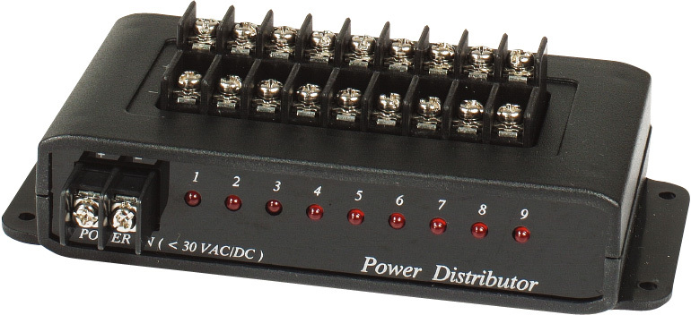 1 Input to 9 Output Power Distribution Box PD009