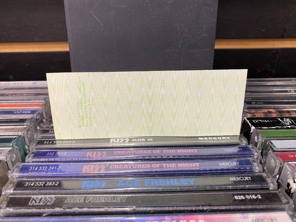 Iron Maiden Kiel Auditorium March 7, 1987 St. Louis, MO Ticket [Unused, VG]