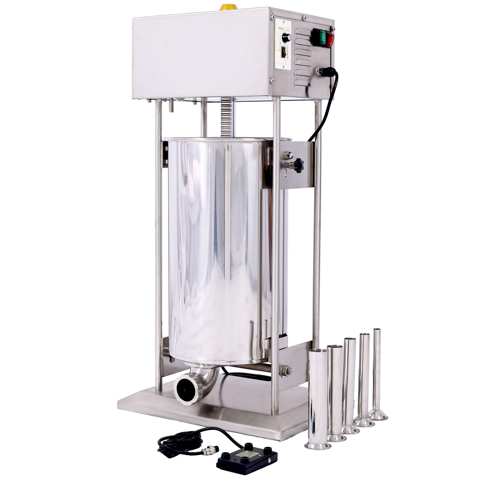 30L Sausage Stuffer Machine 10 Speed Vertical Sausage Maker 5 Filling Tubes
