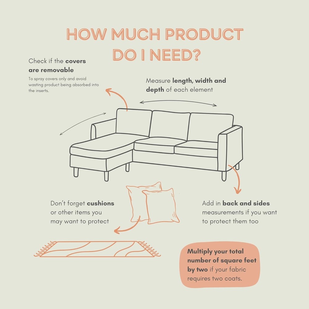 Fabric Protector Spray Bundle - 25.4 oz + 84.5 oz