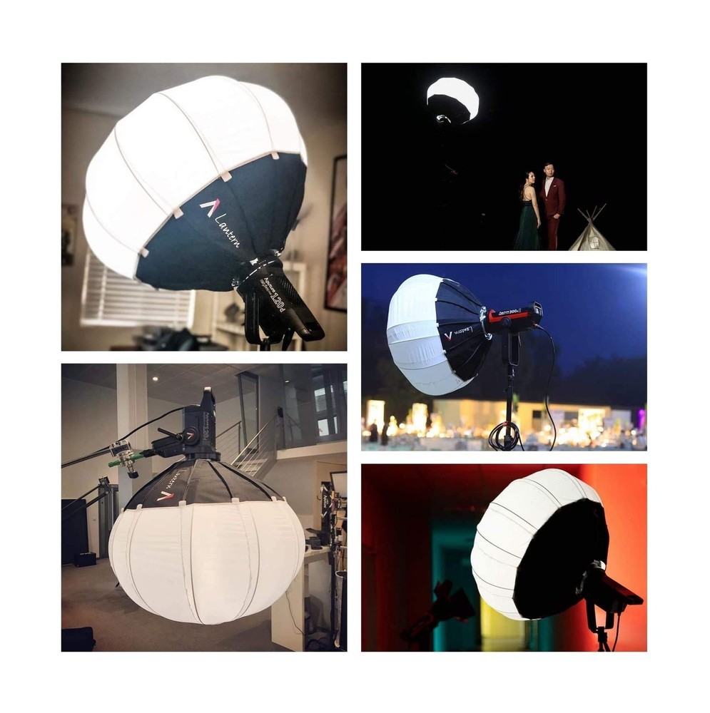 Aputure Lantern Softbox Soft Light Modifier,26inch, Quick-Setup Quick-Folding...