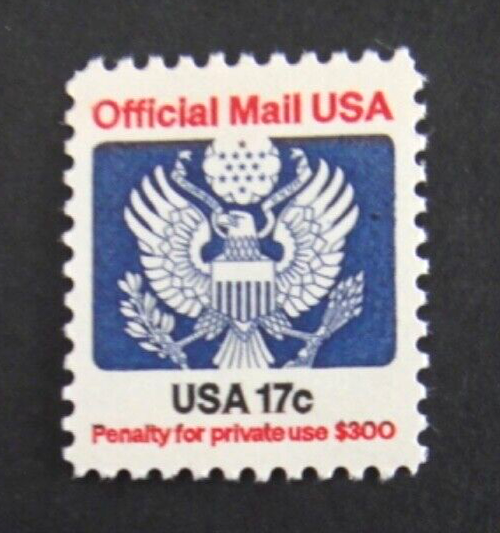 US Official Mail Stamp O130 17c MNH