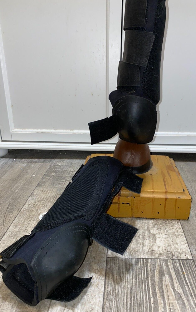 REAR JUMP BOOTS BLACK NEOPRENE 10 1/2''