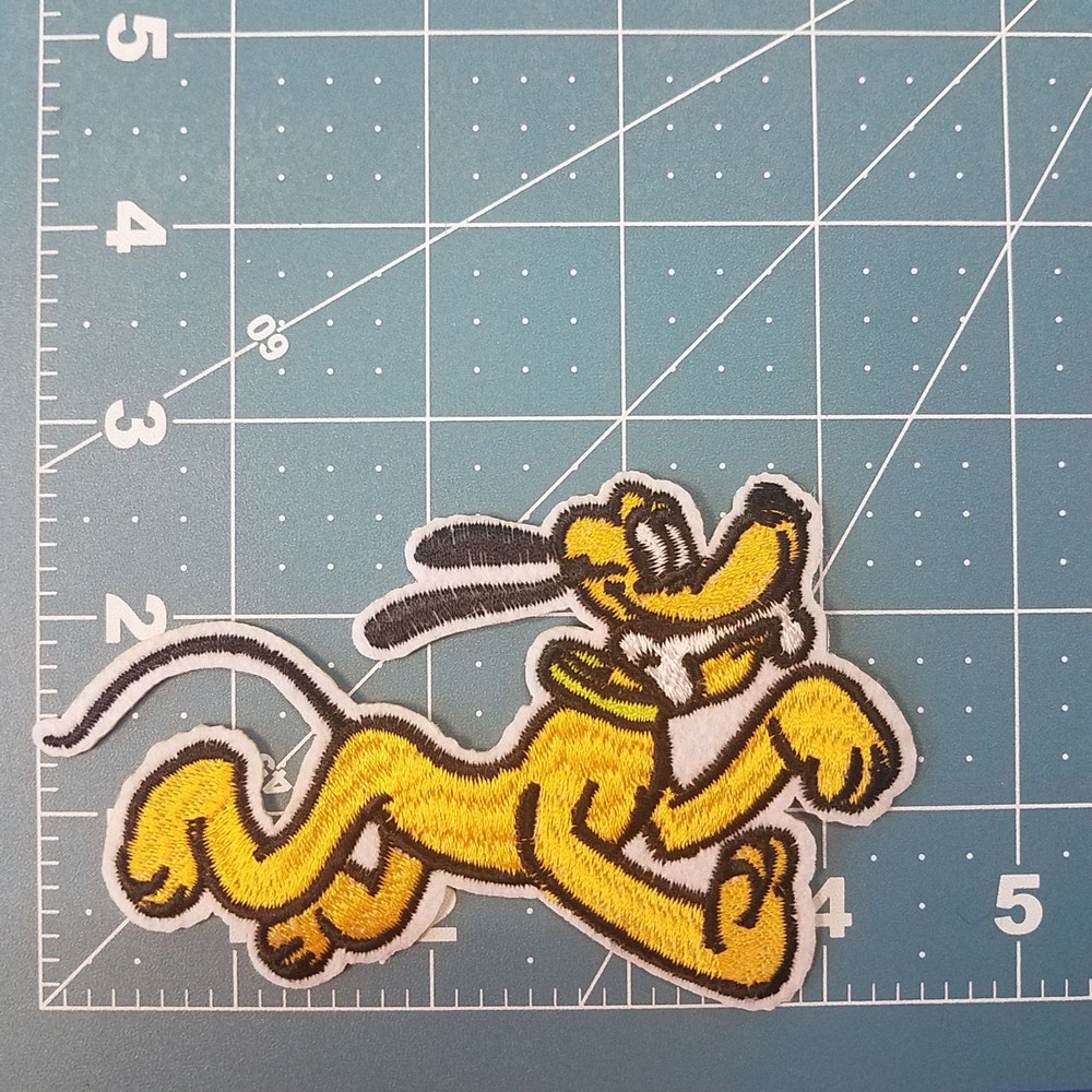 Pluto Dog with Bone Patch 4 1/2 inches wide