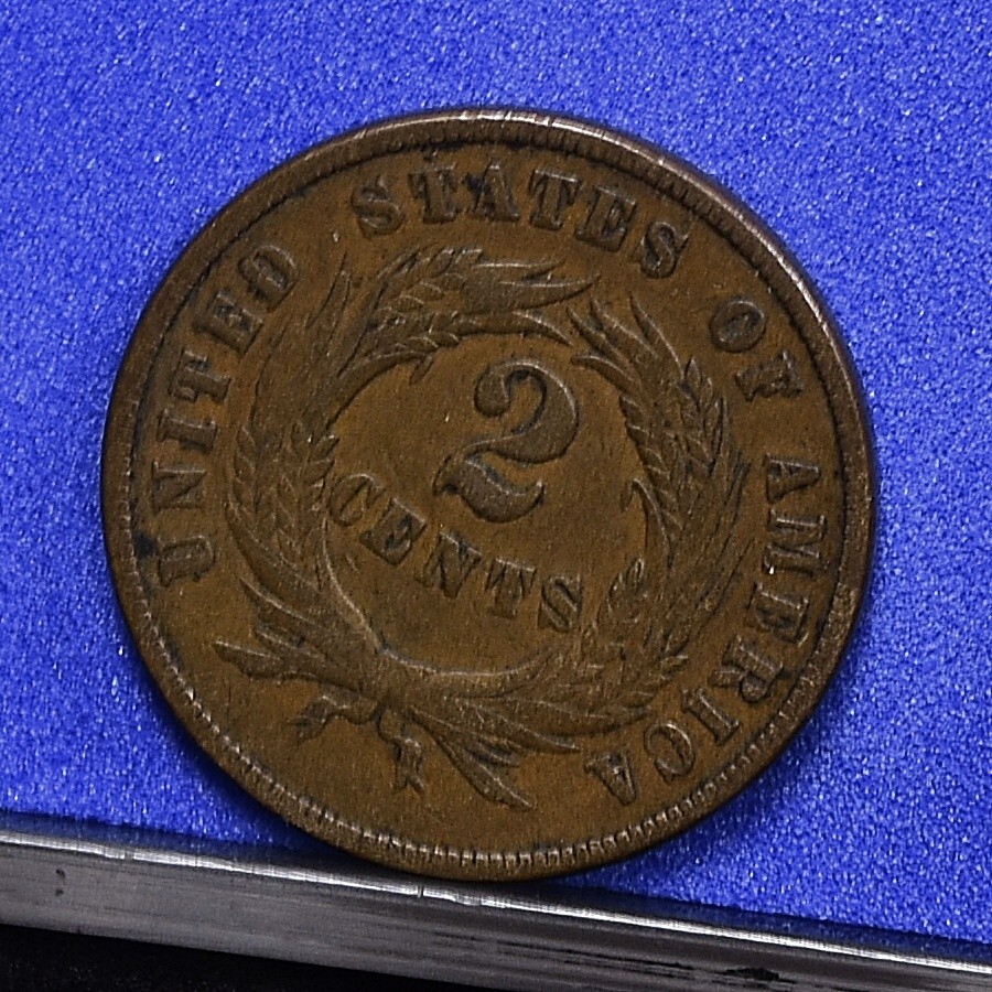 1868 Two Cent Piece - Fine (#58607-L)