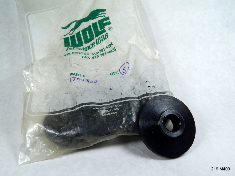 One (1) Wolf Machine Co. MOTOR PULLEY - THIN #1500800