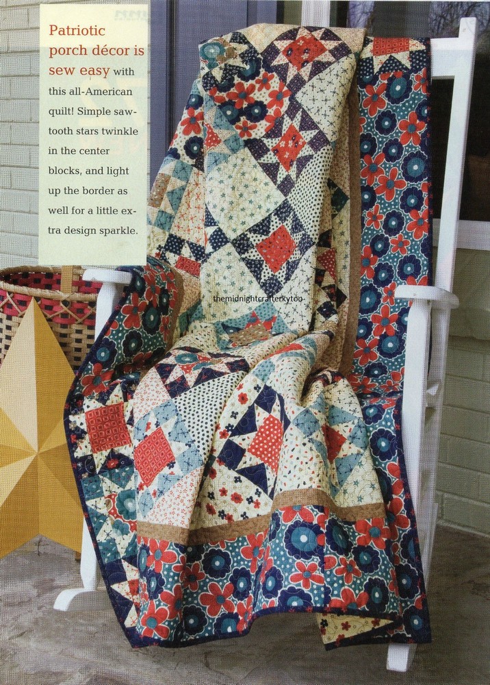 Summer Stars Quilt Pattern Pieced SE