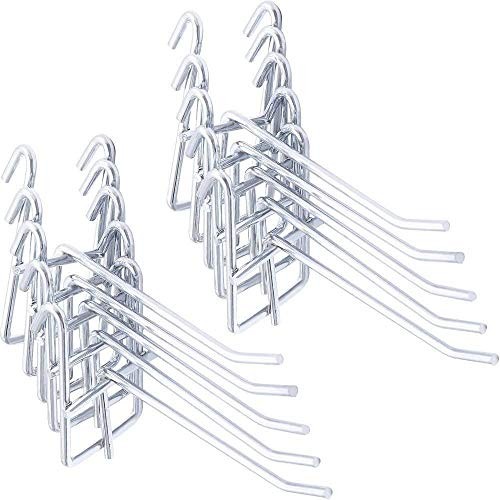 Stainless Steel Grid Wall Bracket Peg Board Display Hook for Panel for