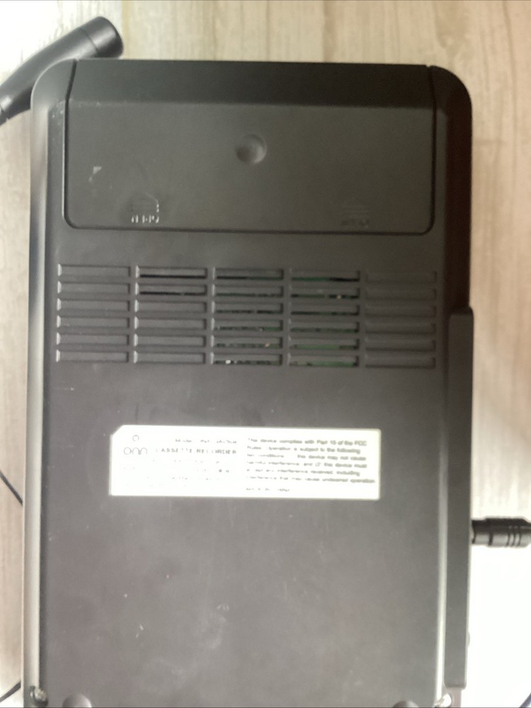 cassette recorder with microphone Untested