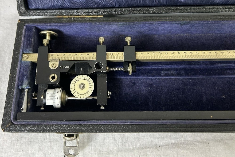 Vintage ALLBRIT Fixed Arm Polar Planimeter, Mathmatical Measuring Instrument