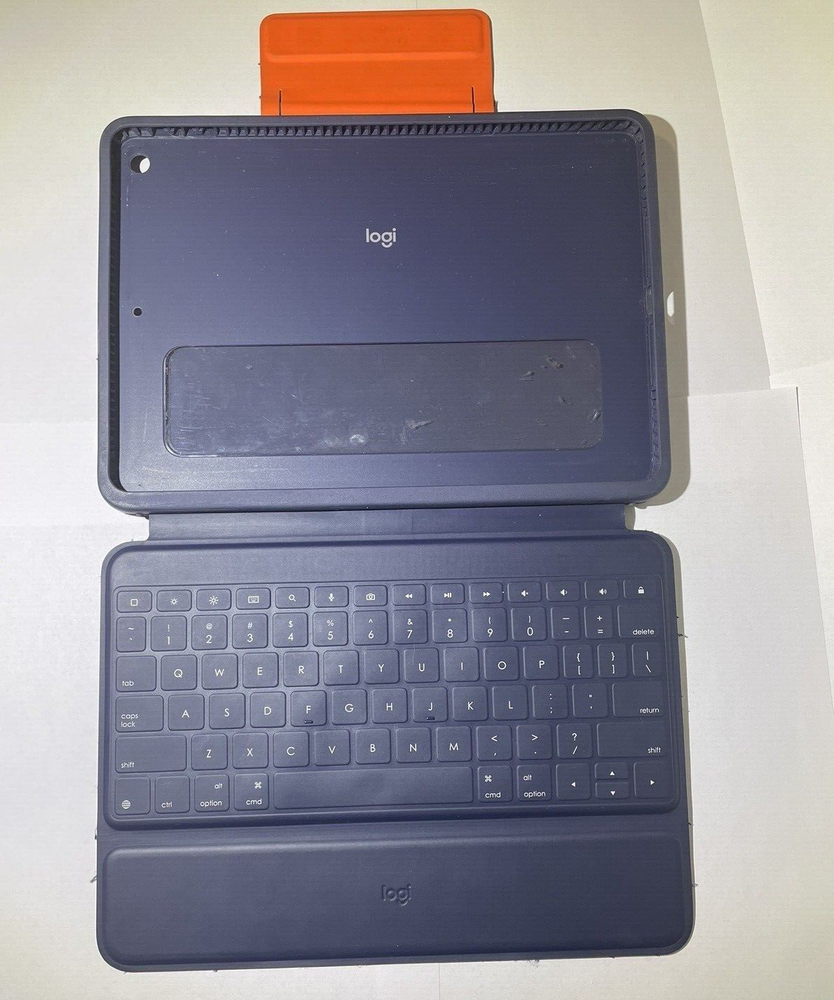 LOGITECH RUGGED COMBO 3 iPad Keyboard Case Blue For iPad 7th 8th 9th GEN