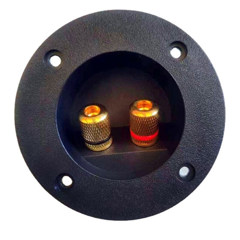 Round Spring Cup Speaker Junction Box Back Panel Block for Home Car Speaker