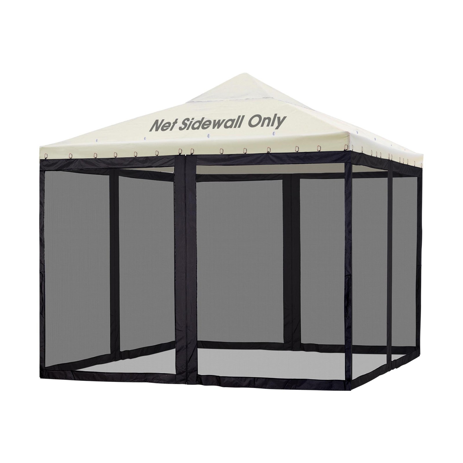 Yescom 10x10ft Gazebo Replacement Mosquito Netting with Zipper for Canopy