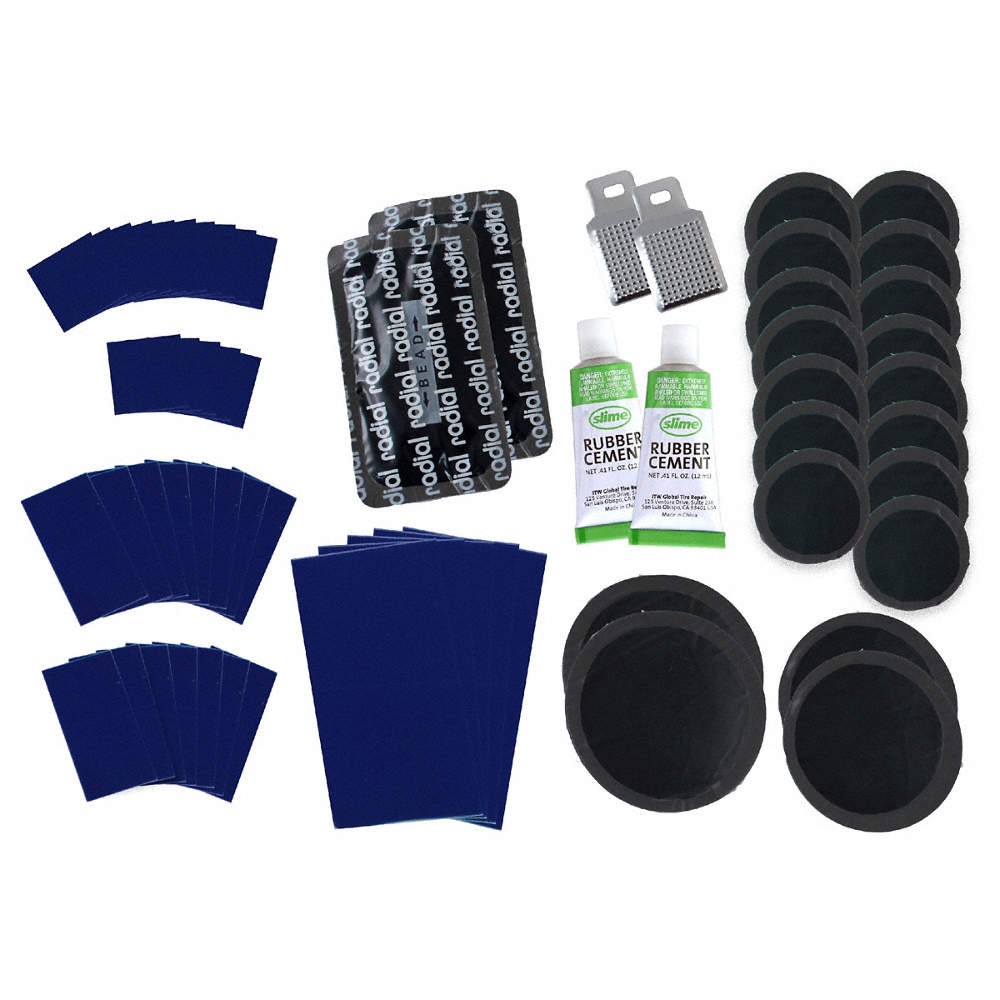 SLIME 2033 Tire Patch Kit,56 Pc. 33M139