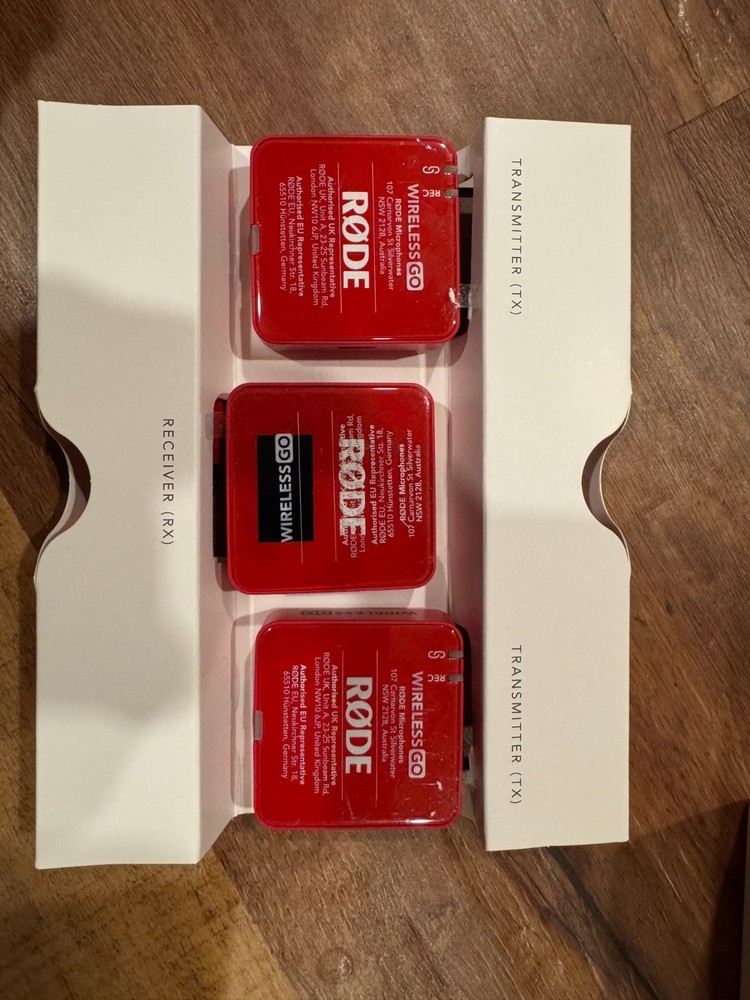 Rode Wireless GO (Gen 3) Digital Wireless Microphone Red