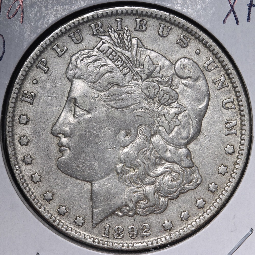 1892-O Morgan Silver Dollar CHOICE XF+ E180 DFM