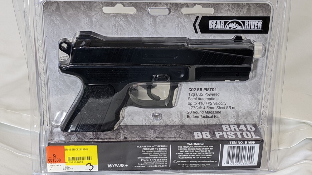 BR 45 BB Pistol Bear River rare new practice