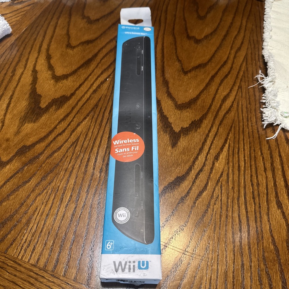 Nintendo Wii U Wireless Ultra Sensor Bar Power A Extended Range