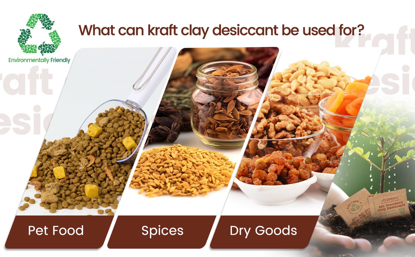 (6g x 50pcs) Adsorbco Montmorillonite Clay Desiccant Packs