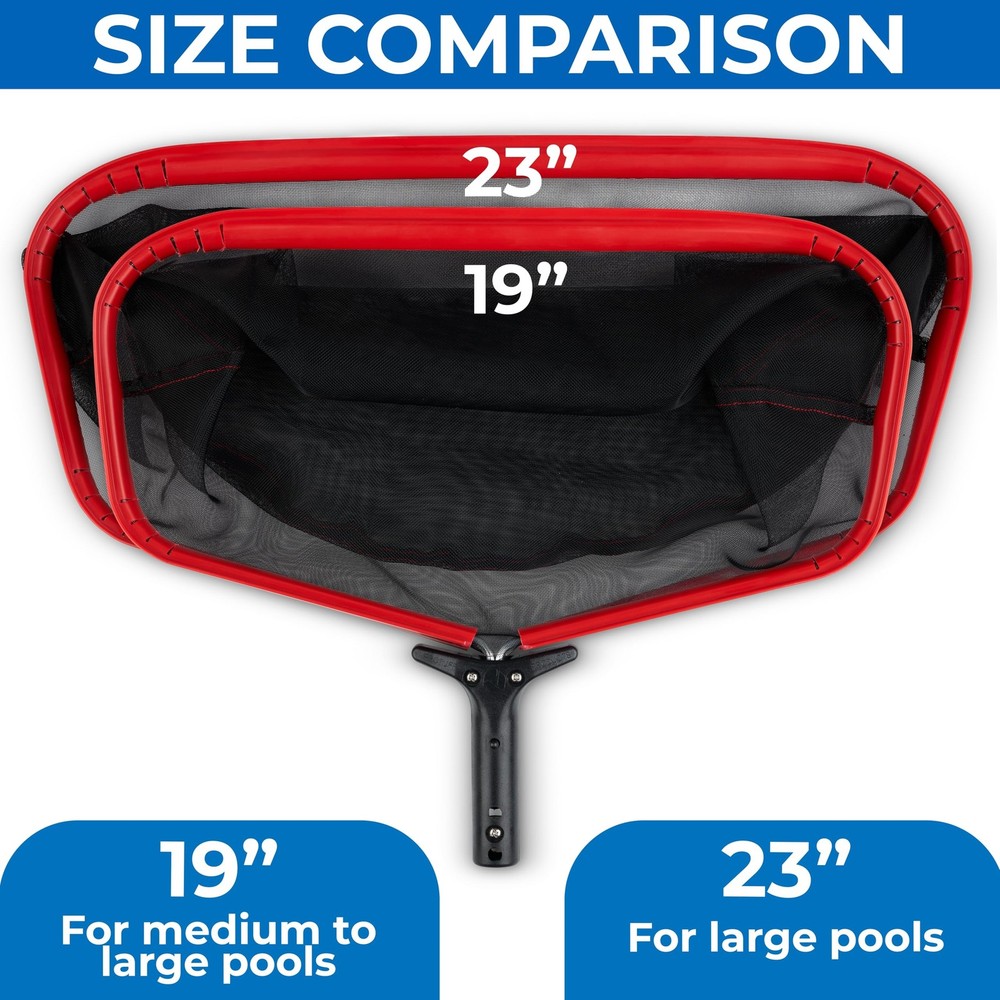ProTuff 19.5" Fine Pool Net – 2 Year Unconditional Free Replacement – Cleans ...