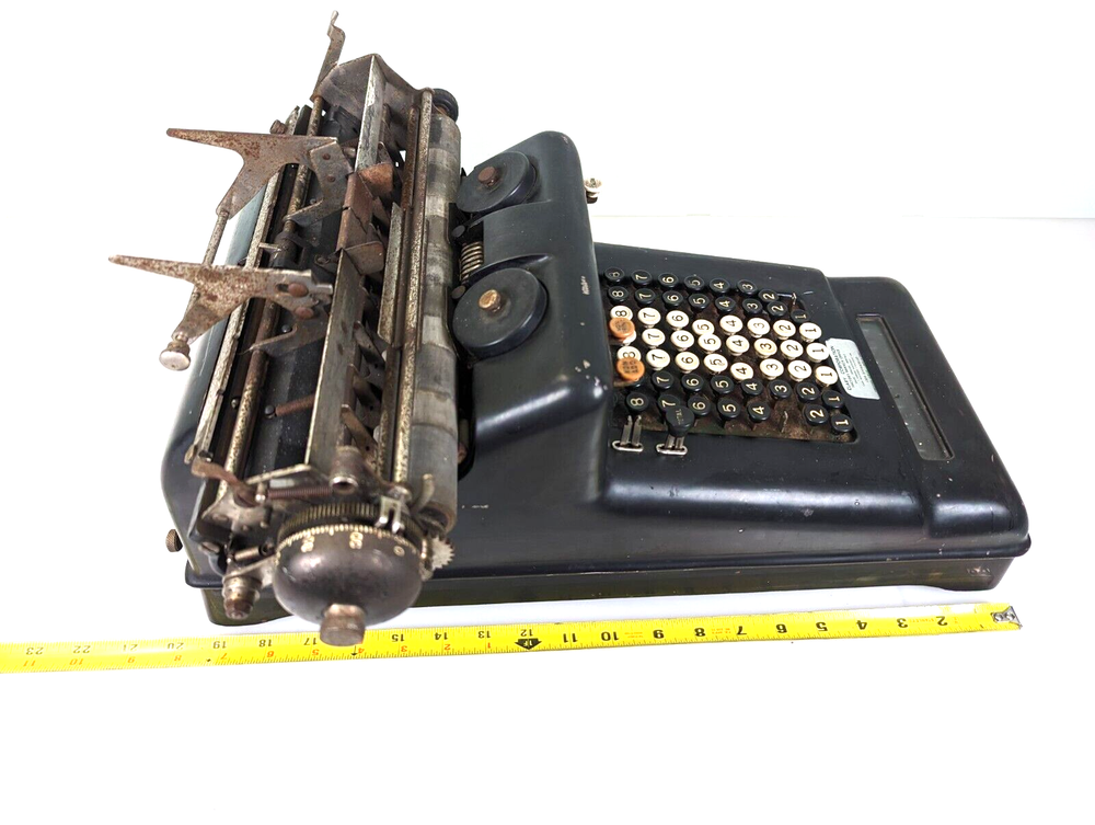 Rare Vintage Burroughs Adding Machine 3-754854