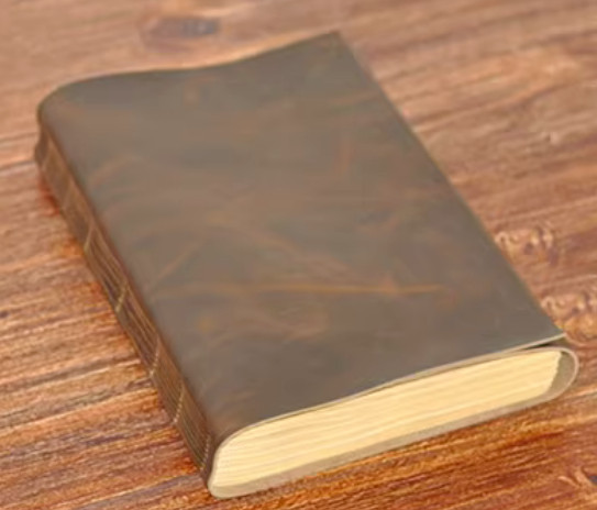 A4 Writing notes Notebook sketchbook Diary Notepad handmade leather coffee Q368