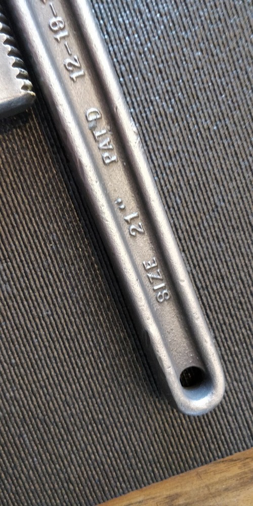 TRIMO 21" Adjustable Pipe Monkey Wrench REFURBISHED