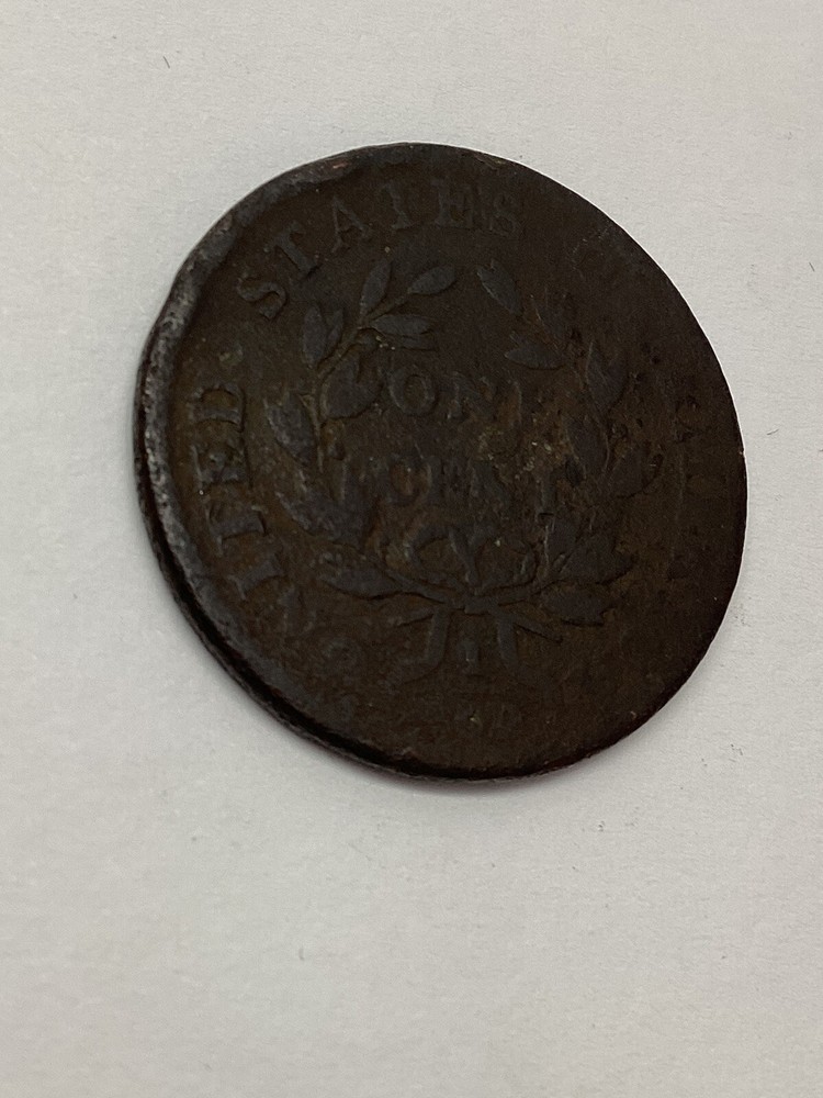 1800 Draped Bust Large Cent - Hairstyle 2