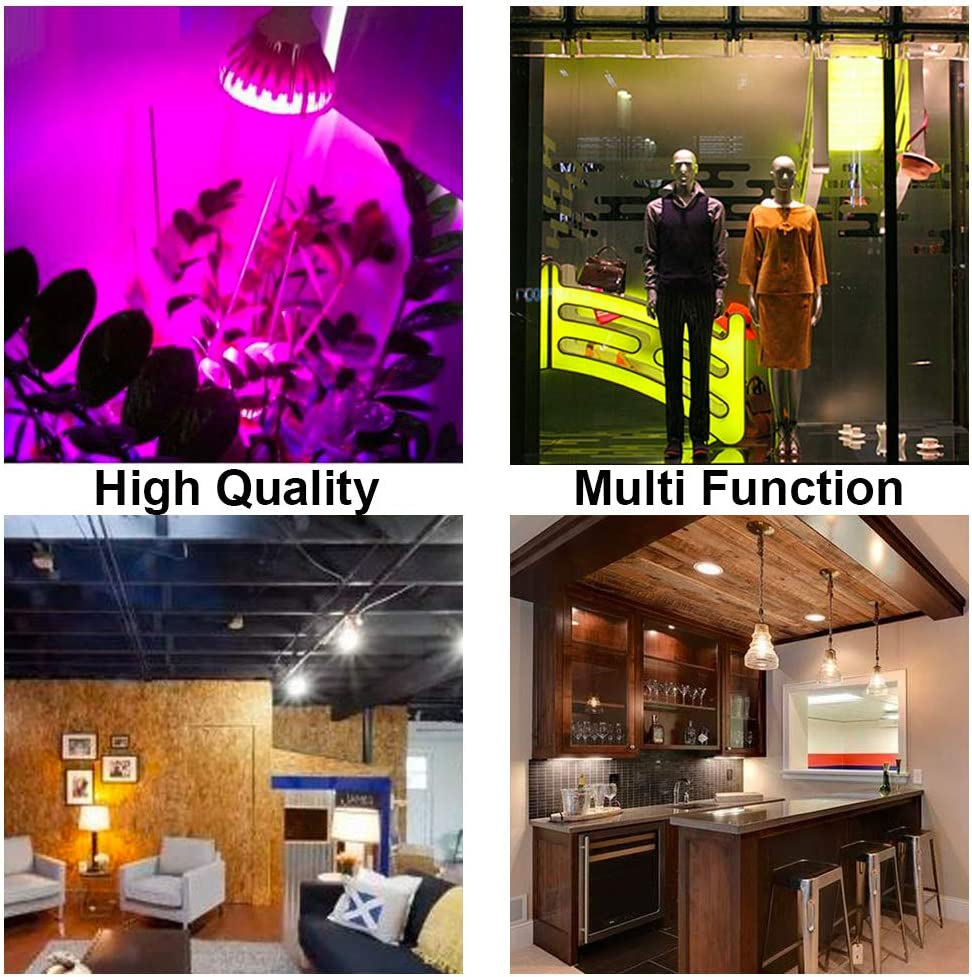 4 Pack E27 Adjustable Flexible Light Bulb Extension Socket Lamp Adapter Extender