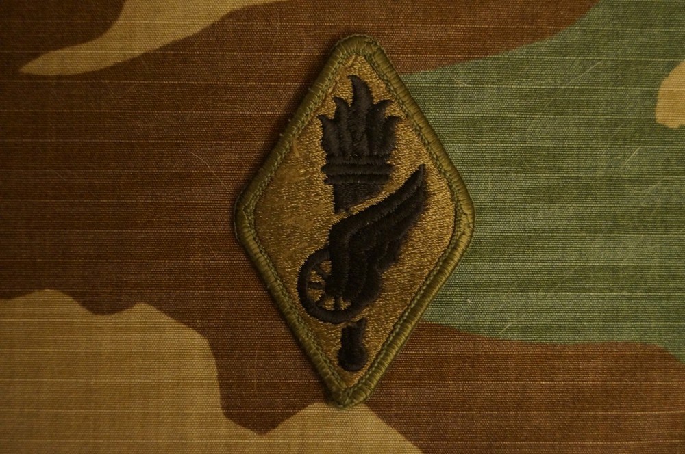 Military Patch US Army Transportation Training Scho Subdued BDU Sew On Authentic