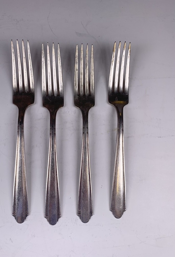 Wallace Silverplate Flatware 1931 Serenade Forks