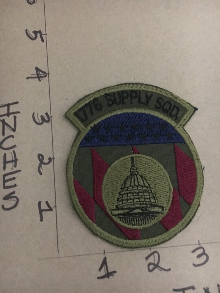 USAF 1776 Supply Squadron subdued patch 5/3/25