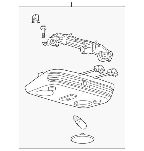 Genuine Ford Overhead Console DR3Z-76519A70-CA