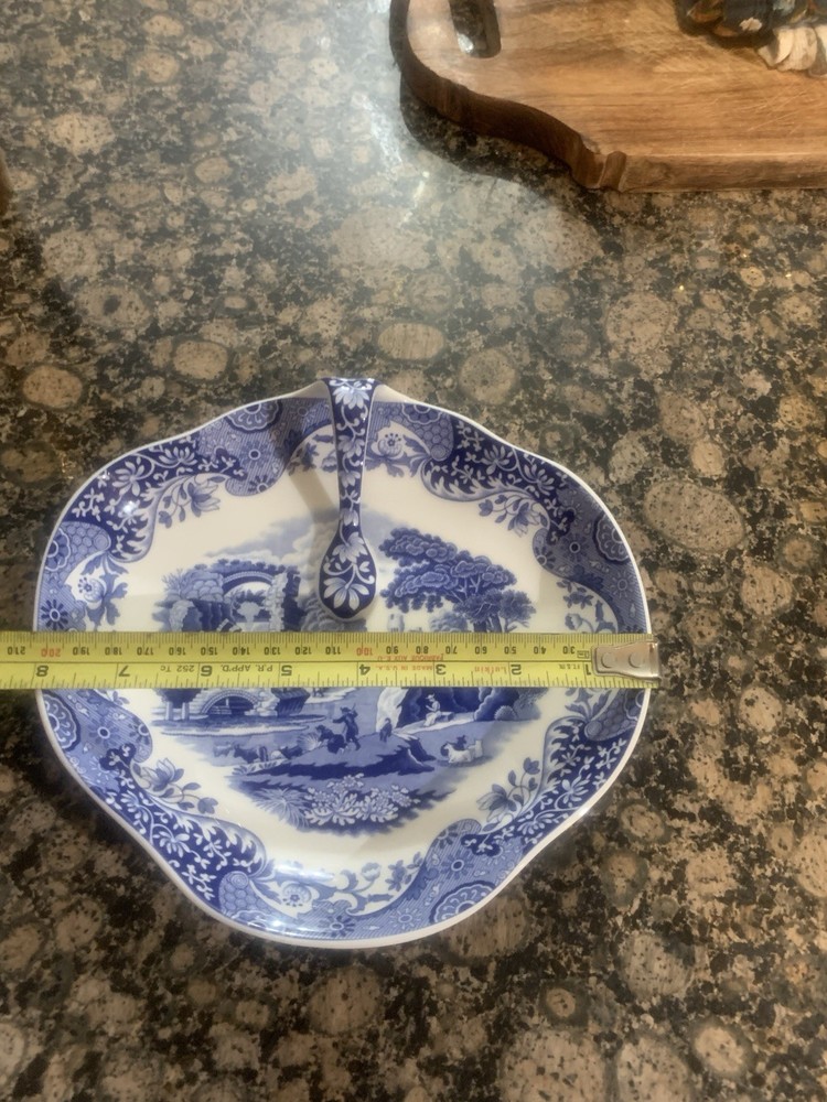 Spode Italian Handled Tray. 8" By 8"